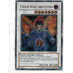 Chaos King Archfiendcarta yugi TSHD-EN041 Ultimate Rare