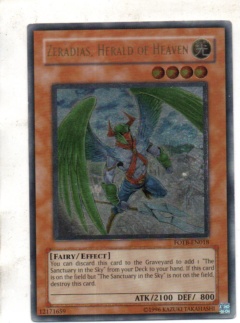 Zeradias, Herald of Heavencarta yugi FOTB-EN018 Ultra Rare