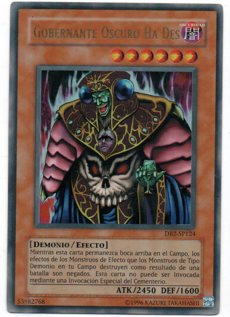 Gobernante Oscuro ha Descarta yugi DB2-SP124 Ultra Rare