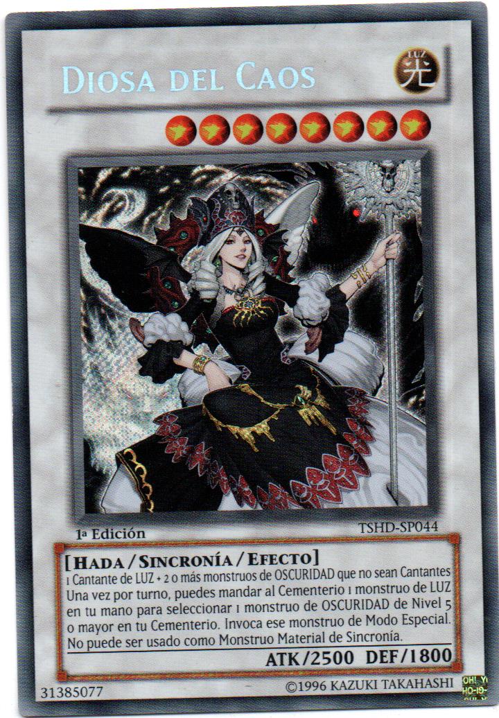 Diosa del Chaoscarta yugi TSHD-SP044 Secret Rare