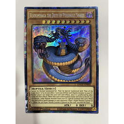 Vennominaga the Deity of Poisonous Snakes carta yugi ANGU-EN041 Collector Rare