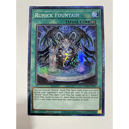 Runick Fountain carta yugi TAMA-EN027 Collector Rare
