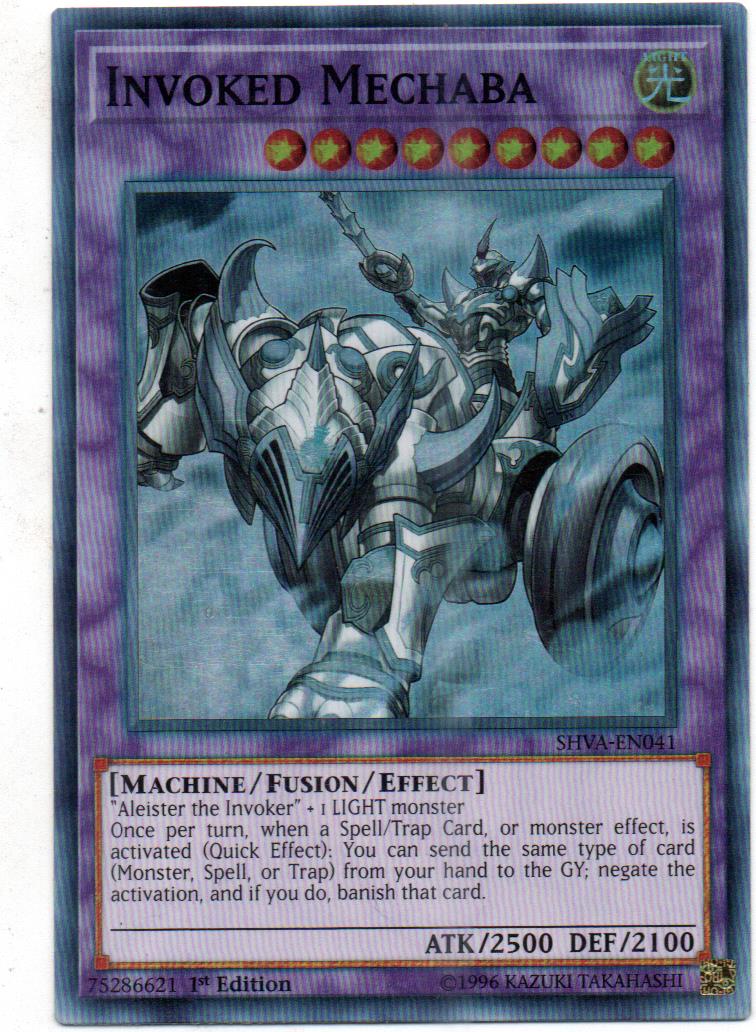 Invoked Mechaba carta Suelta SHVA-EN041 Super Rare