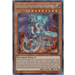 Super Anti-Kaiju War Machine Mecha-Thunder-King carta Suelta SAST-EN081 Secret Rare