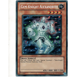 Gem-Knight Alexandrite carta yugi HA05-EN004 Secret Rare