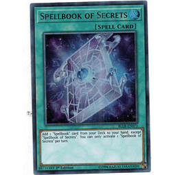 Spellbook Of Secrets Carta yugi BLLR-EN075 carta yugi BLLR-EN075 Ultra rara