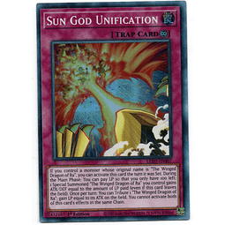 Sun God Unification carta sueltas LED7-EN007 Ultra Rare