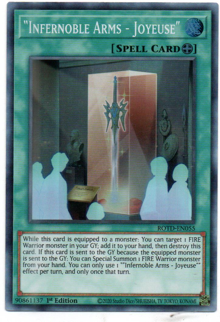 Infernoble Arm - Joyeuse carta sueltas ROTD-EN055 Super Rare