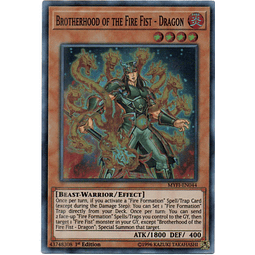 Brotherhood Of The Fire Fist - Dragon carta sueltas MYFI-EN044 Super Rare