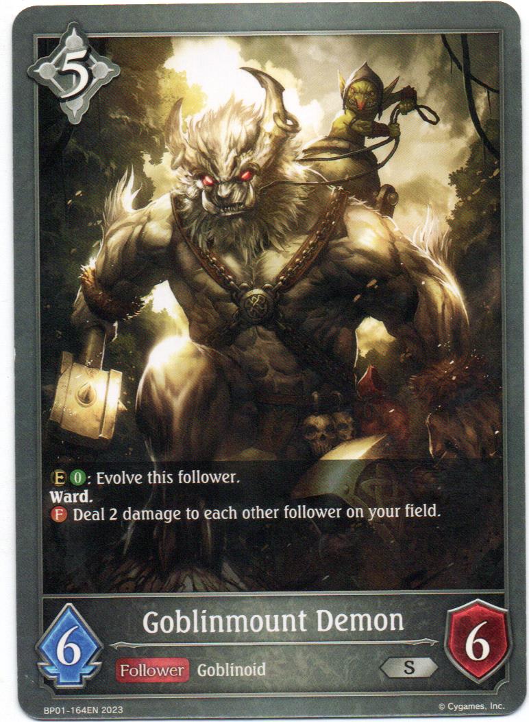 Goblinmount Demon carta shadowverse RCshadow064 Silver