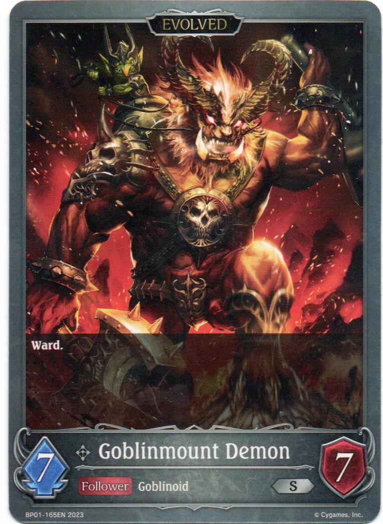 Goblinmount Demon (Evolved) carta shadowverse RCshadow065 Silver