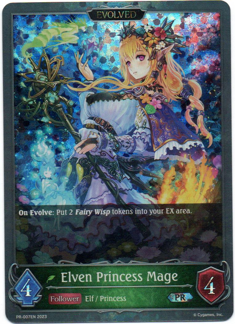 Elven Princess Mage carta shadowverse RCshadow122 PR
