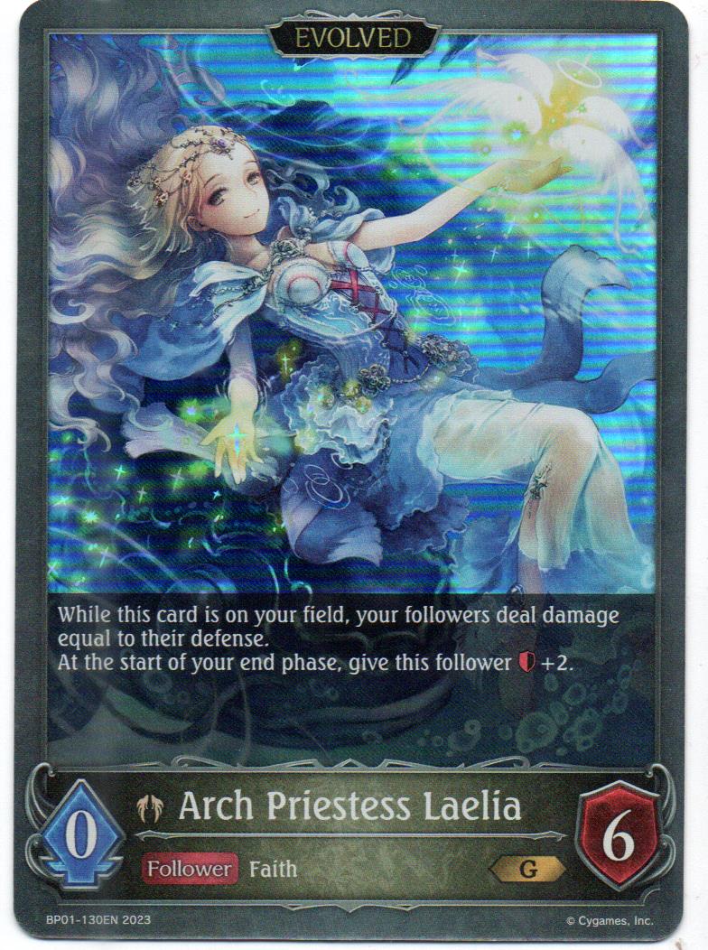 Arch Priestess Laelia (Evolved) carta shadowverse RCshadow125 Gold