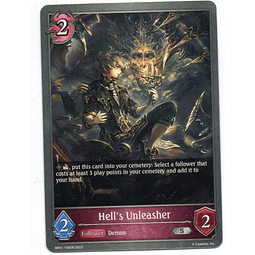 Hell's Unleasher carta shadowverse RCshadow043 Silver