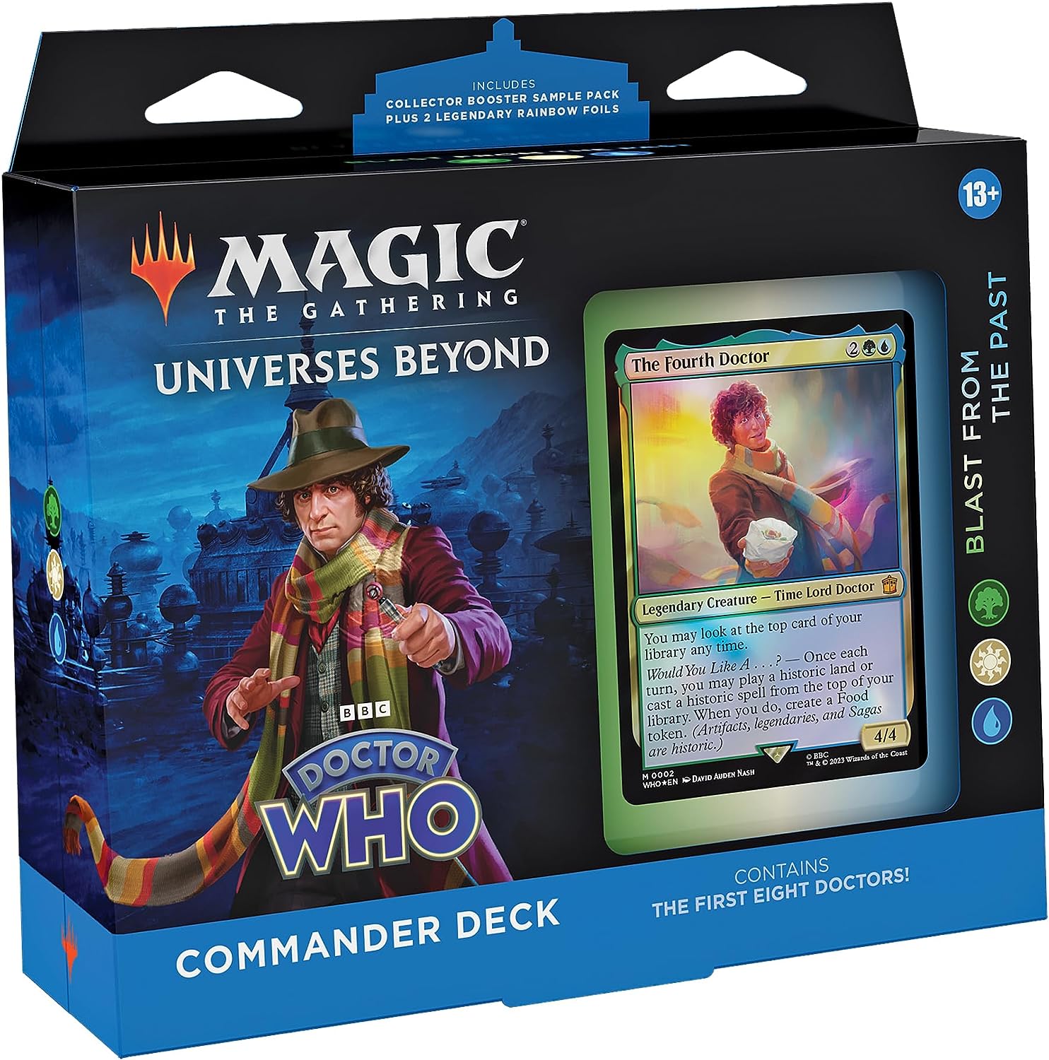 Magic Commander Doctor Who Blast from The Past (Green, White, Blue)