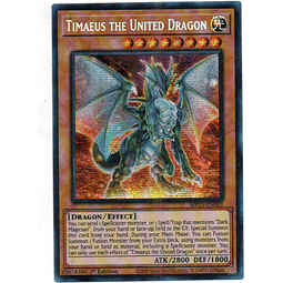 Timaeus the United Dragon Carta yugi MP23-EN003 Prismatic Secret Rare