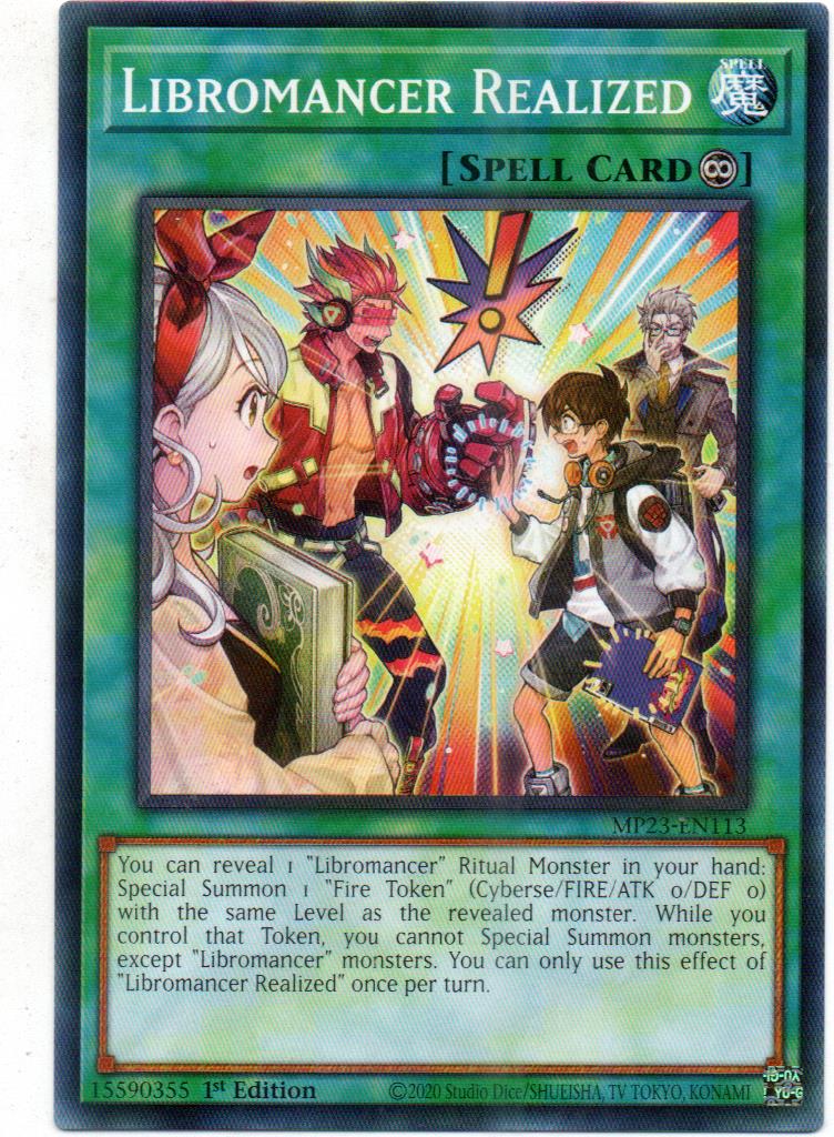 Libromancer Realized Carta yugi MP23-EN113 Common