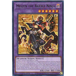 Meizen the Battle Ninja Carta yugi MP23-EN185 Rare