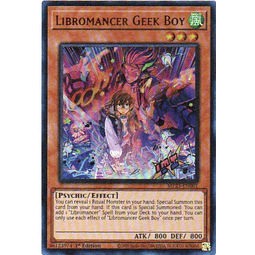 Libromancer Geek Boy Carta yugi MP23-EN001 Ultra Rare