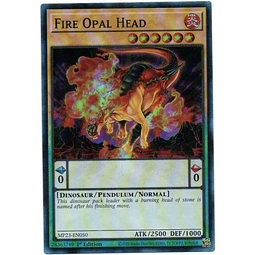 Fire Opal Head Carta yugi MP23-EN050 Super Rare