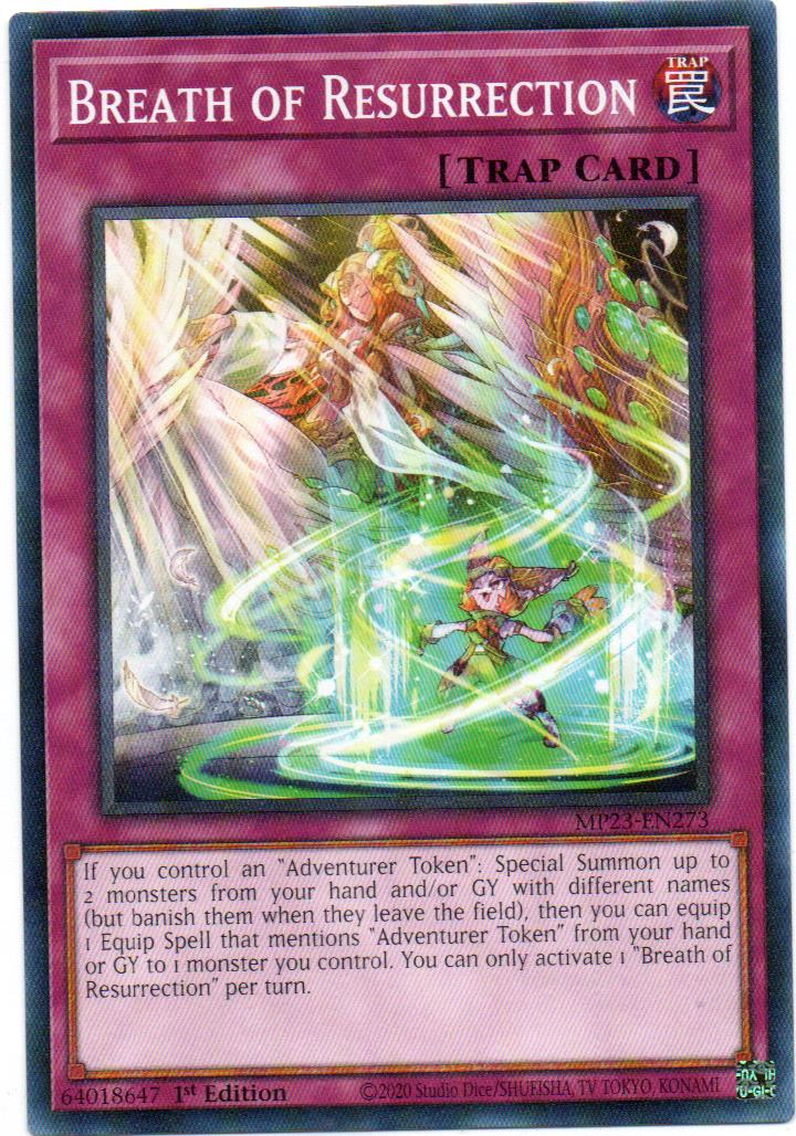 Breath of Resurrection Carta yugi MP23-EN273 Common