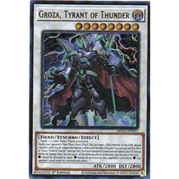 Groza, Tyrant of Thunder Carta yugi MP23-EN055 Ultra Rare