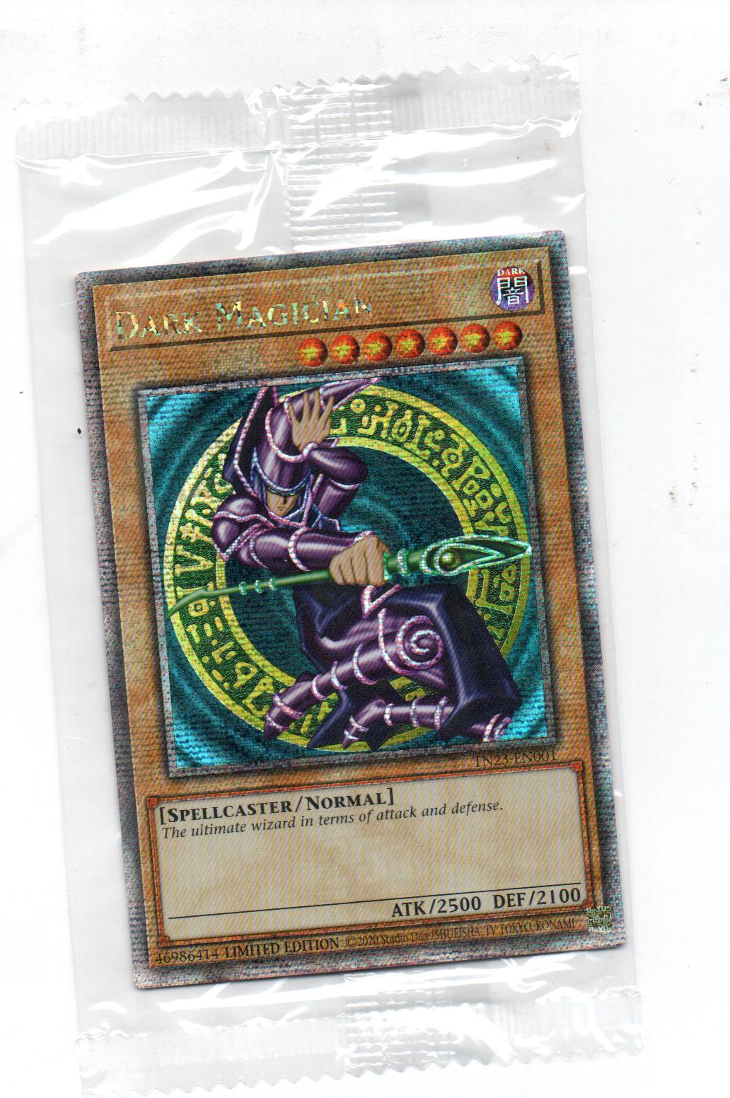 Dark Magician Carta yugi TN23-EN001 Quarter Century Secret Rare