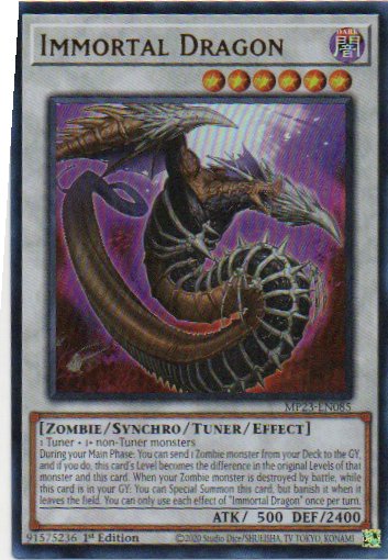 Immortal Dragon Carta yugi MP23-EN085 Ultra Rare