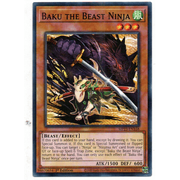Baku the Beast Ninja Carta yugi MP23-EN168 Common