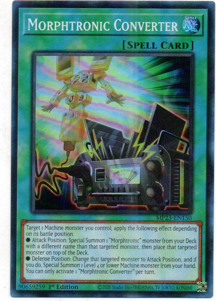 Morphtronic Converter Carta yugi MP23-EN150 Super Rare