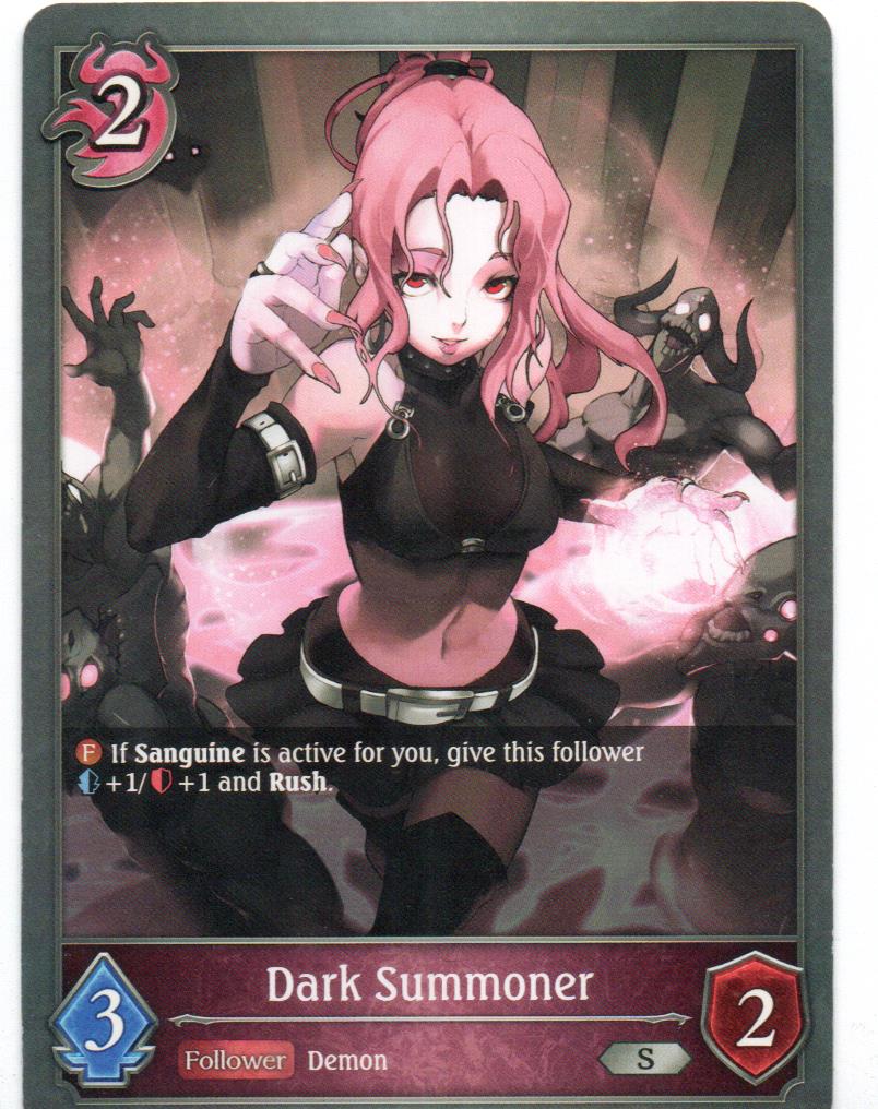 Dark Summoner carta shadowverse BP01-112EN