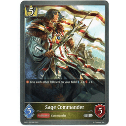 Sage Commander carta shadowverse BP01-037EN