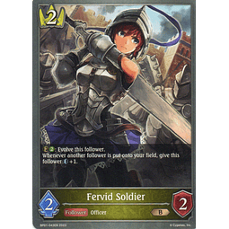 Fervid Soldier carta shadowverse BP01-043EN