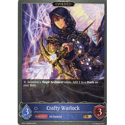 Crafty Warlock (Evolved) carta shadowverse BP01-069EN