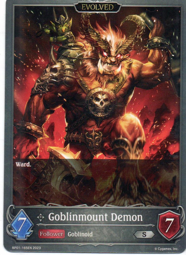 Goblinmount Demon (Evolved) carta shadowverse BP01-165EN