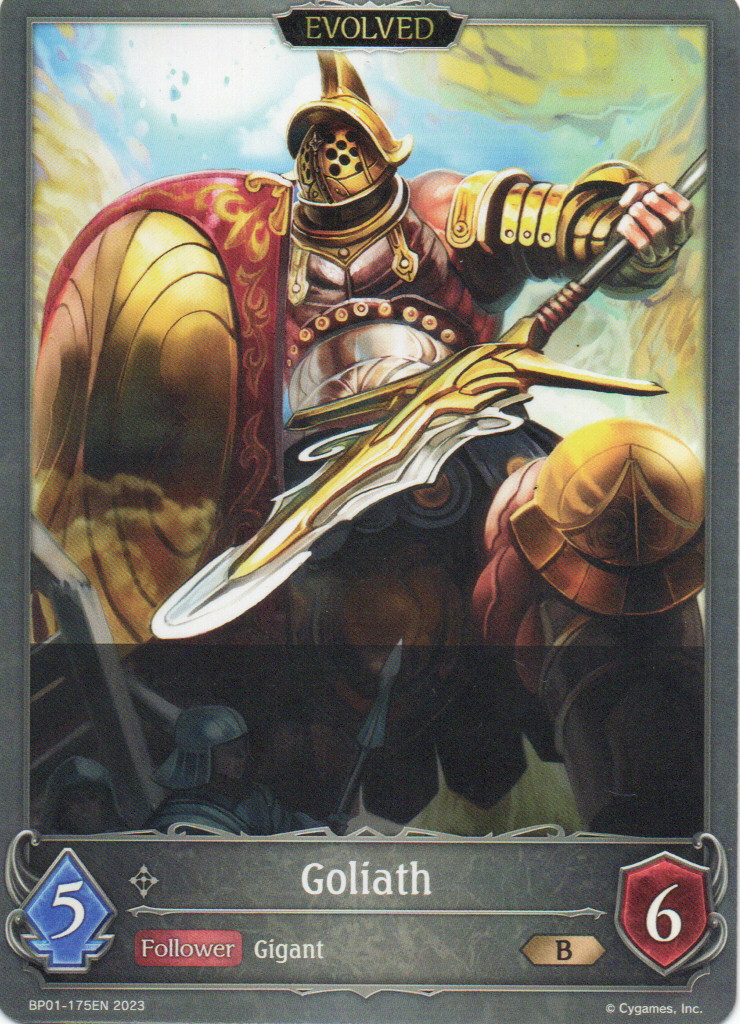 Goliath (Evolved) carta shadowverse BP01-175EN