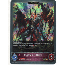 Righteous Devil (Evolved) carta shadowverse BP01-106EN