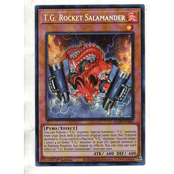 T.G. Rocket Salamander carta yugi AGOV-EN003 Secret Rare