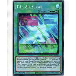 T.G. All Clear carta yugi AGOV-EN050 Super Rare