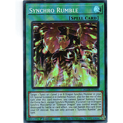 Synchro Rumble carta yugi AGOV-EN060 Super Rare