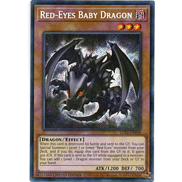 Red-Eyes Baby Dragon carta yugi LDS1-EN010 Secret Rare