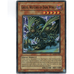 Goldd, Wu-Lord Dark World carta yugi EEN-EN024 Super Rare
