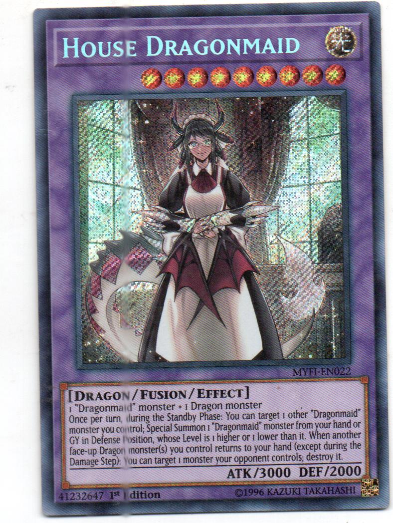 House Dagonmaid carta yugi MYFI-EN022 Secret Rare