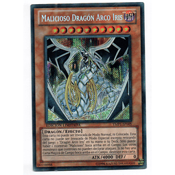 Maliciosa Dragon Arco Iris carta yugi YMPI-SP005 Secret Rare