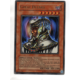 Great Dezard carta yugi PGD-020 Ultra Rare