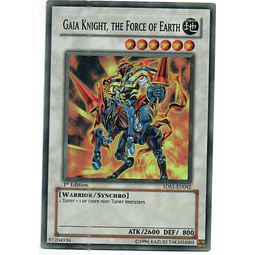 Gaia Knightm The Firce Of Earth carta yugi 5DS1-EN042 Super Rare