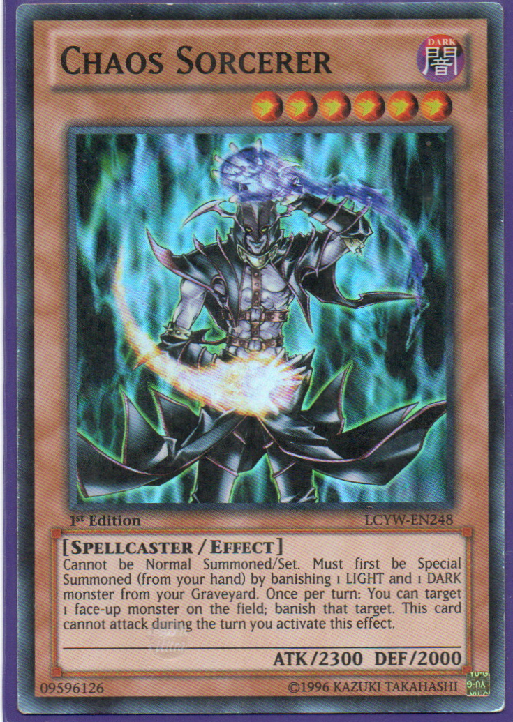 Chaos Sorcerer LCYWEN248 Super Rare 1st Edition