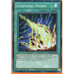 Lightning Storm CARTA YUGI RA01-EN061 Prismatic Collector's Rare