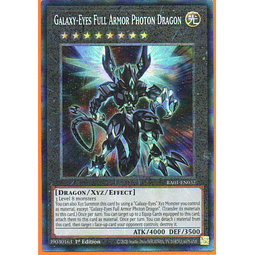 Galaxy-Eyes Full Armor Photon Dragon CARTA YUGI RA01-EN037 Prismatic Ultimate Rare