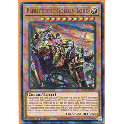 Eldritch The Golden Lord (Alternated art) CARTA YUGI RA01-EN019 Prismatic Collector's Rare